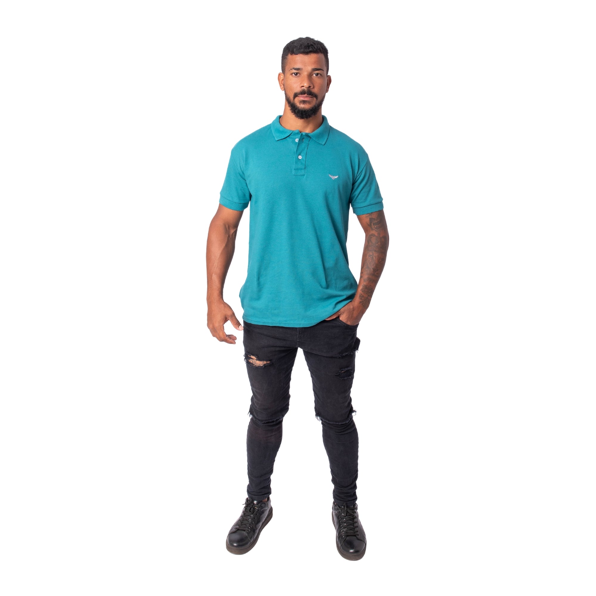 Men's Polo Shirt Cotton Pique Short Sleeve Regular-Fit