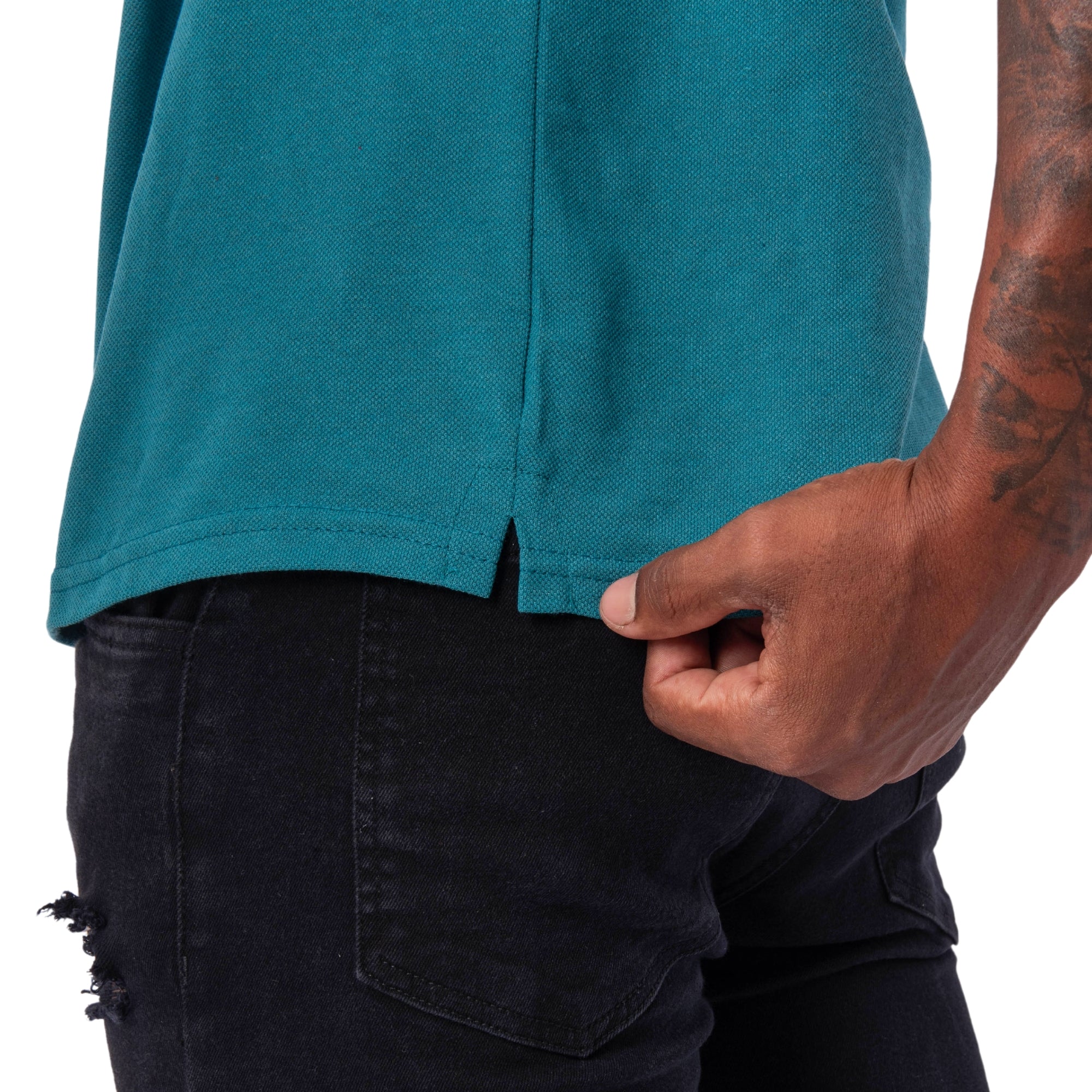 Men's Polo Shirt Cotton Pique Short Sleeve Regular-Fit
