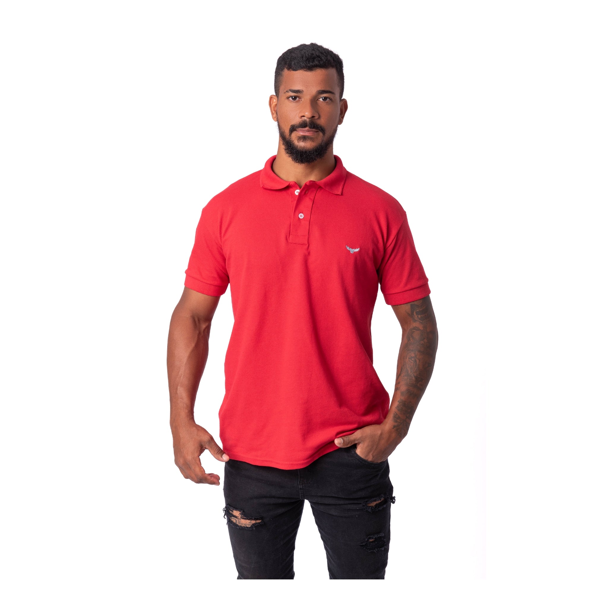 Men's Polo Shirt Cotton Pique Short Sleeve Regular-Fit