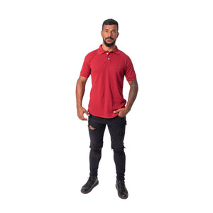 Men's Polo Shirt Cotton Pique Short Sleeve Regular-Fit