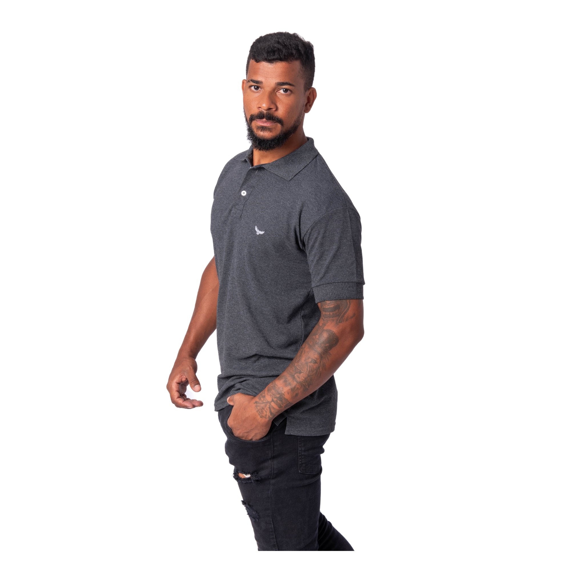 Men's Polo Shirt Cotton Pique Short Sleeve Regular-Fit