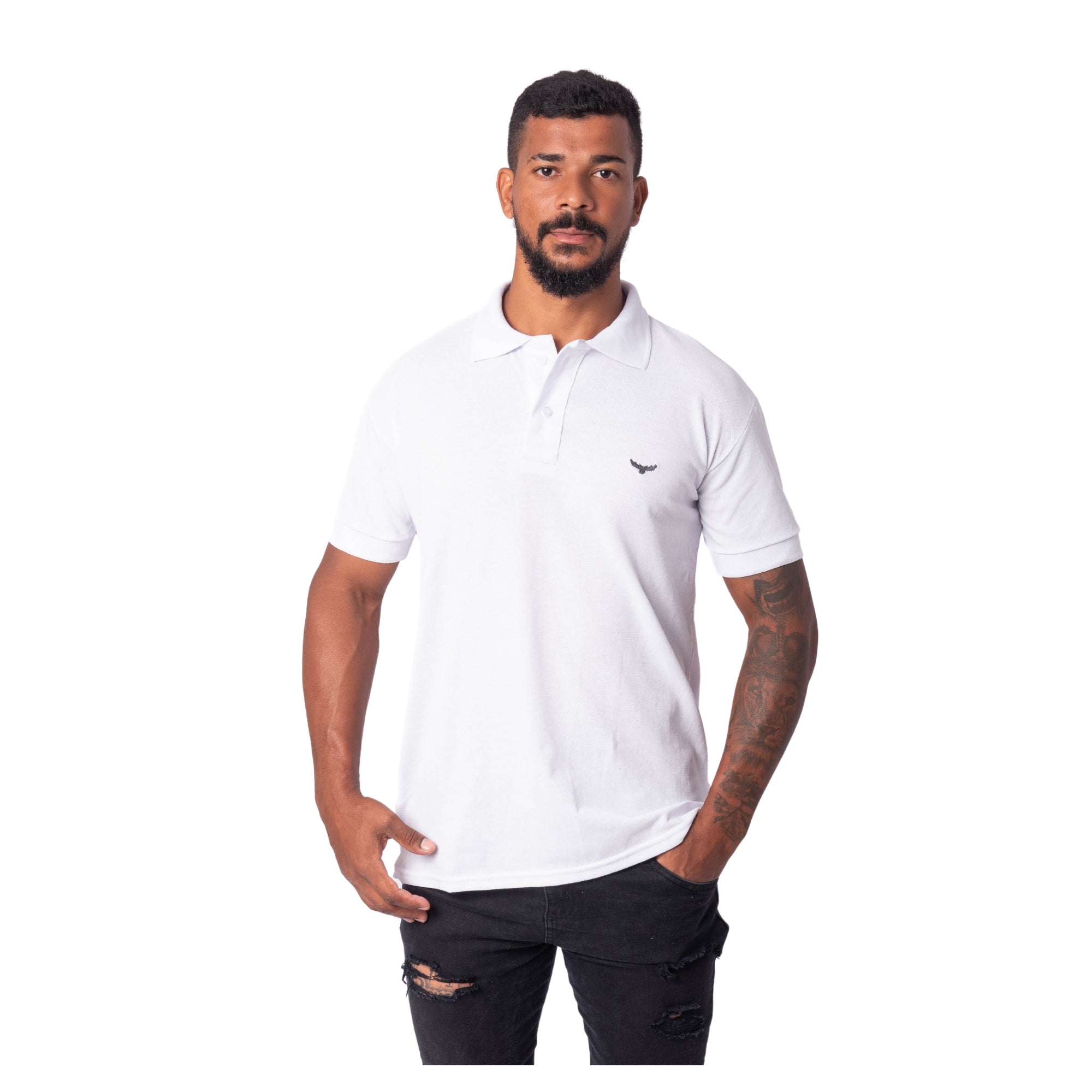 Men's Polo Shirt Cotton Pique Short Sleeve Regular-Fit