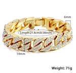 Load image into Gallery viewer, Miami Gold Curb Cuban Bracelet
