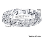 Load image into Gallery viewer, Miami Gold Curb Cuban Bracelet
