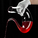 Load image into Gallery viewer, Crystal U-shaped 1500ml Wine Decanter
