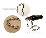 Load image into Gallery viewer, Magic Iron Chain Wine Bottle Holder
