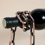 Load image into Gallery viewer, Magic Iron Chain Wine Bottle Holder
