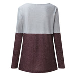 Load image into Gallery viewer, Casual Contrast Color Cat Print Shirts Cotto Blend Long Sleeve Shirt

