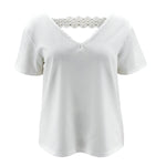 Load image into Gallery viewer, White Plain Casual Women&#39;s Shirt
