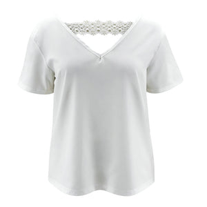 White Plain Casual Women's Shirt