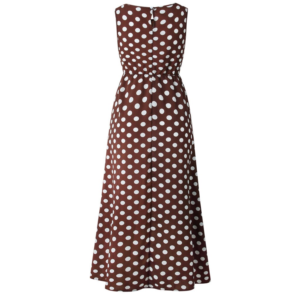 Long Dress with polka dots