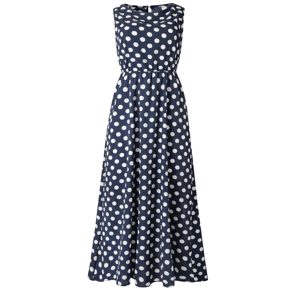 Long Dress with polka dots