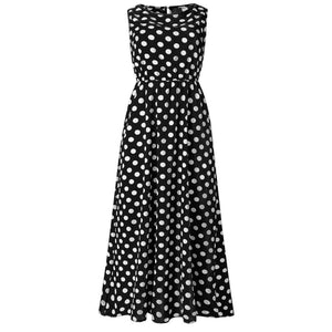 Long Dress with polka dots