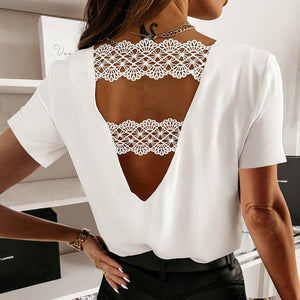 White Plain Casual Women's Shirt