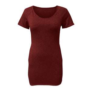 Casual Dress with Pocket Short Sleeve