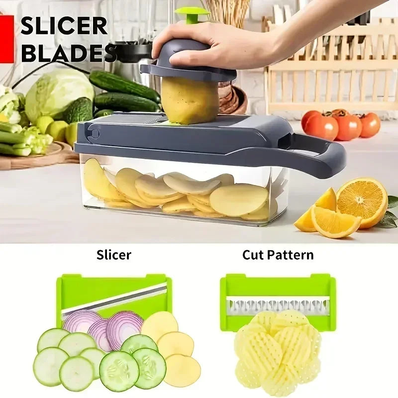 16-in-1 Vegetable Chopper & Slicer for Kitchen Essentials