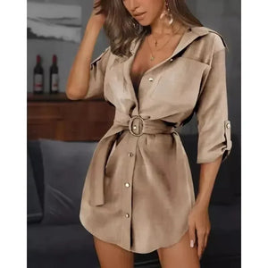 Lace cardigan, solid color, rolled-sleeve shirt, versatile but elegant