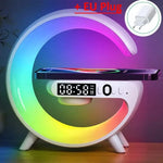 Load image into Gallery viewer, RGB Wireless Charger Stand with Alarm Clock &amp; Speaker
