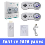 Load image into Gallery viewer, SF900 Retro Game Console – 5000 Built-in Games, HDMI Output, Wireless Controllers, SNES Style
