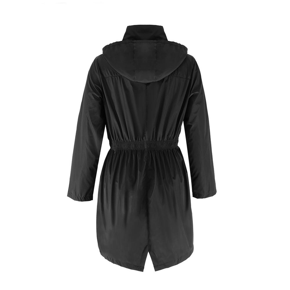 Women's Lightweight Raincoat Outdoor Waterproof Hooded Jacket