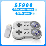 Load image into Gallery viewer, SF900 Retro Game Console – 5000 Built-in Games, HDMI Output, Wireless Controllers, SNES Style
