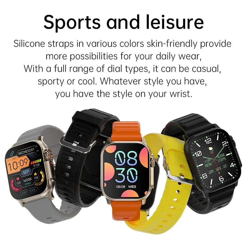 T900 Ultra 2 Smartwatch 49mm – Bluetooth Calls, NFC & Wireless Charging
