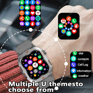 Men’s Waterproof Smartwatch with Bluetooth Calls & Fitness Tracking