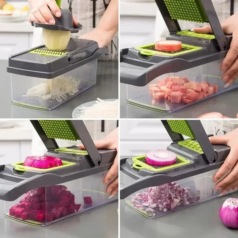 16-in-1 Vegetable Chopper & Slicer for Kitchen Essentials