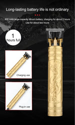 Load image into Gallery viewer, T9 Vintage Electric Hair Trimmer for Men – Rechargeable &amp; Stylish
