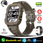 Load image into Gallery viewer, Men’s Waterproof Smartwatch with Bluetooth Calls &amp; Fitness Tracking
