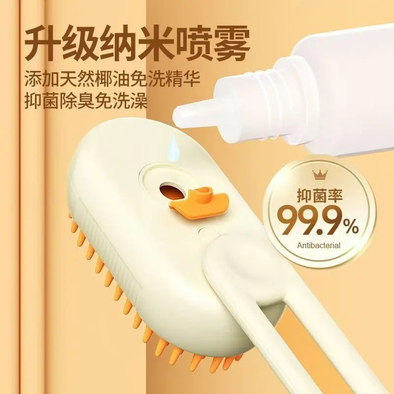 Pet Spray Grooming Comb – De-shedding & Styling Tool for Dogs and Cats