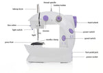 Load image into Gallery viewer, Compact Sewing Machine 202 – With Built-in Light, Cutter &amp; Pedal | Ideal for Beginners
