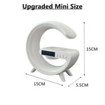 Load image into Gallery viewer, RGB Wireless Charger Stand with Alarm Clock &amp; Speaker
