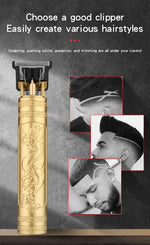 Load image into Gallery viewer, T9 Vintage Electric Hair Trimmer for Men – Rechargeable &amp; Stylish
