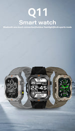 Load image into Gallery viewer, Men’s Waterproof Smartwatch with Bluetooth Calls &amp; Fitness Tracking
