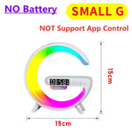 Load image into Gallery viewer, RGB Wireless Charger Stand with Alarm Clock &amp; Speaker
