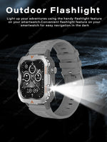 Load image into Gallery viewer, Men’s Waterproof Smartwatch with Bluetooth Calls &amp; Fitness Tracking
