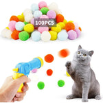 Load image into Gallery viewer, Interactive Cat Toy - Plush Ball Launcher for Indoor Play

