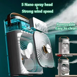 Load image into Gallery viewer, 3-in-1 Portable Air Cooler, Humidifier &amp; LED Night Light
