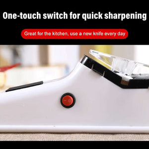 Electric Knife Sharpener – 5-Second Fast Sharpening & Polishing Tool for All Kitchen Knives