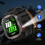 Load image into Gallery viewer, 2024 Outdoor Smartwatch with Fitness Tracker &amp; Bluetooth Calls
