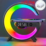 Load image into Gallery viewer, RGB Wireless Charger Stand with Alarm Clock &amp; Speaker
