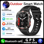 Load image into Gallery viewer, 2024 Outdoor Smartwatch with Fitness Tracker &amp; Bluetooth Calls
