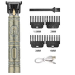 Load image into Gallery viewer, T9 Vintage Electric Hair Trimmer for Men – Rechargeable &amp; Stylish
