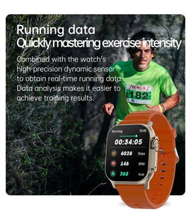 T900 Ultra 2 Smartwatch 49mm – Bluetooth Calls, NFC & Wireless Charging