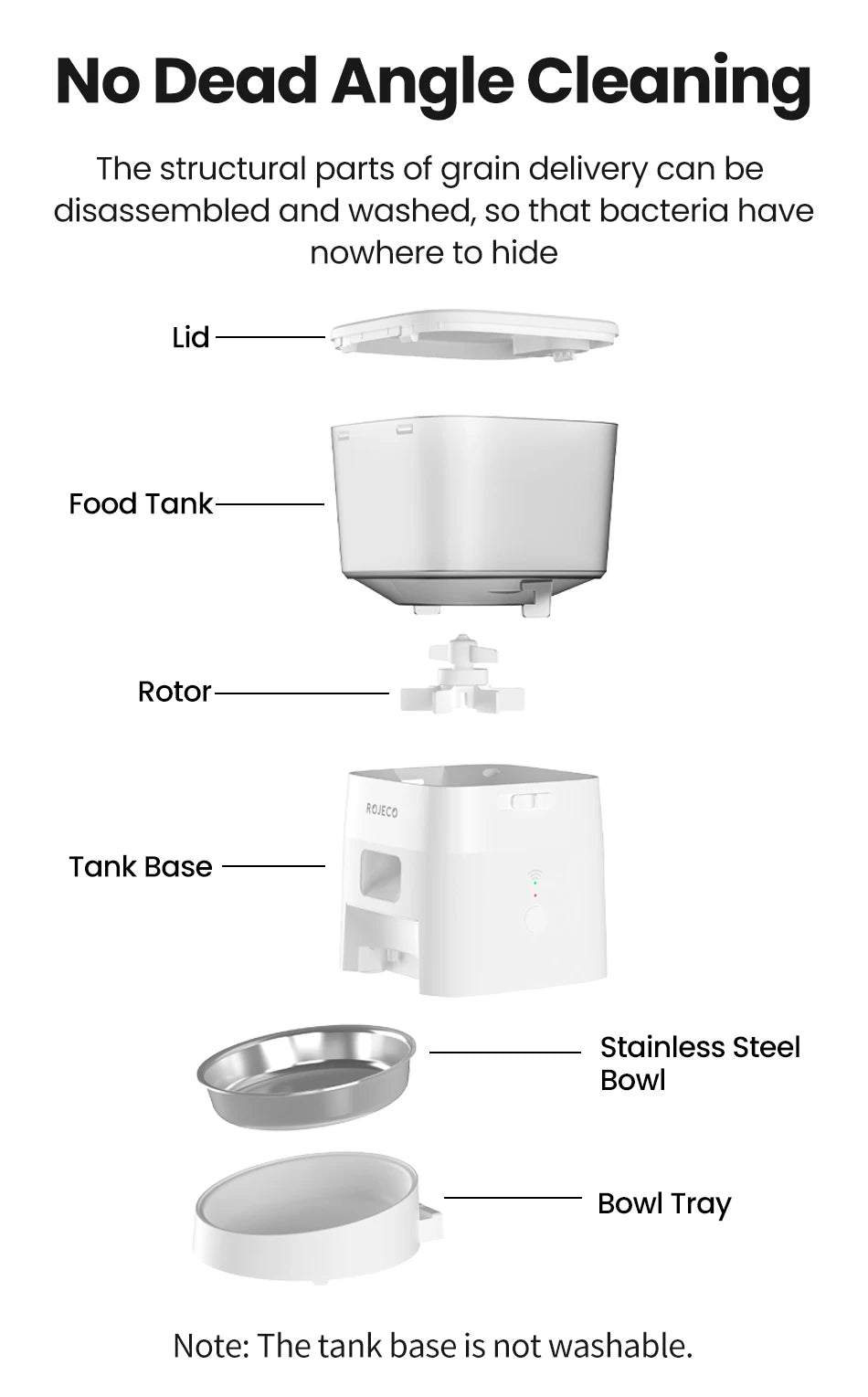 Smart Pet Food Dispenser – Automatic Wi-Fi Feeder for Dogs & Cats