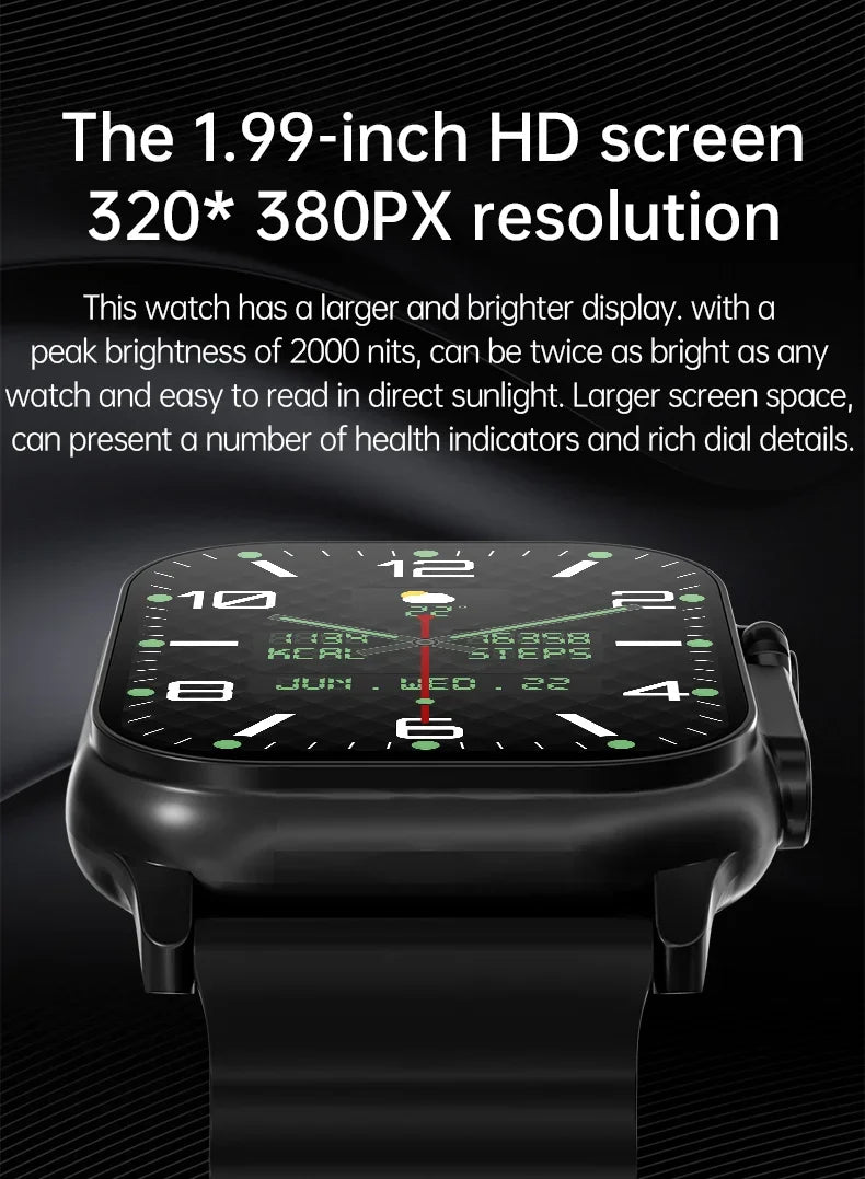 T900 Ultra 2 Smartwatch 49mm – Bluetooth Calls, NFC & Wireless Charging