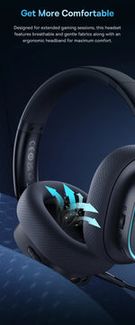 Load image into Gallery viewer, Baseus GH02 Wireless Gaming Headphones - RGB &amp; Bluetooth 5.3
