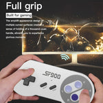Load image into Gallery viewer, SF900 Retro Game Console – 5000 Built-in Games, HDMI Output, Wireless Controllers, SNES Style
