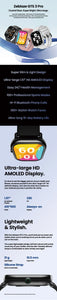 Zeblaze GTS 3 Pro Smartwatch with AMOLED Display